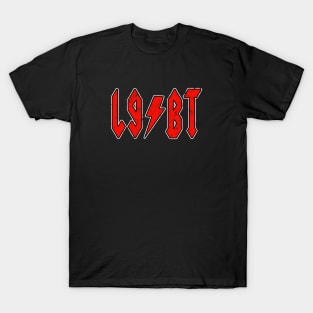 Old Rock band style LGBT shirt T-Shirt